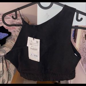 NEW!! ZARA one shoulder top size XS